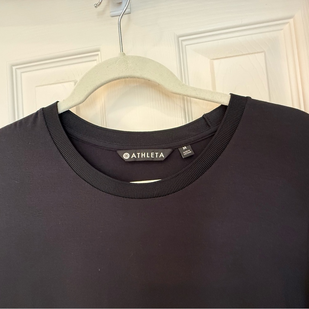 Athleta Black Maxi Dress with Side Slit - Picture 9 of 9